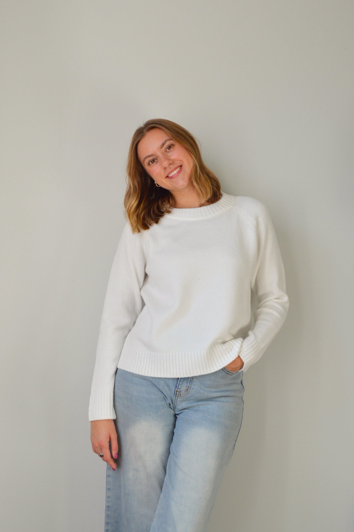 SNOW FLURRIES CLASSIC SWEATER