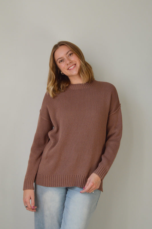 TIRAMISU CLASSIC RIBBED SWEATER