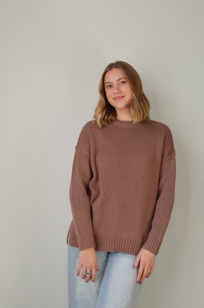 TIRAMISU CLASSIC RIBBED SWEATER