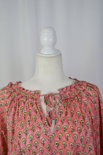 MARTHA'S VINEYARD PRINTED BLOUSE