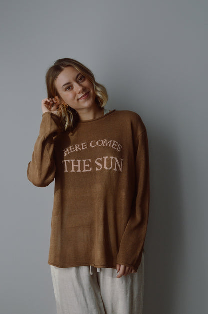 HERE COMES THE SUN SWEATER