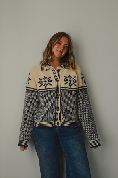 SCANDINAVIA NAVY CARDIGAN
