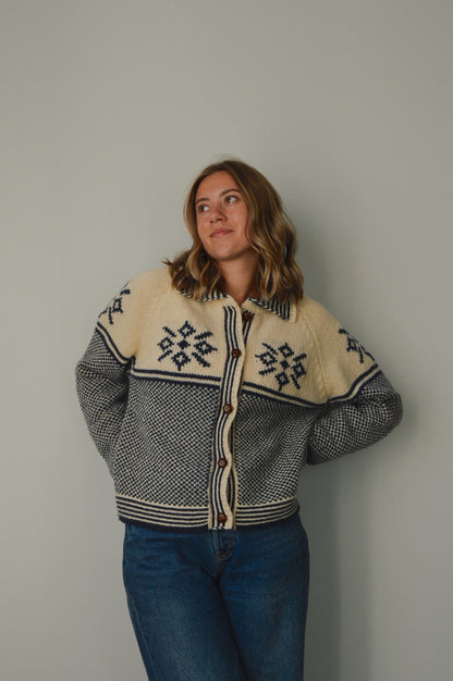 SCANDINAVIA NAVY CARDIGAN