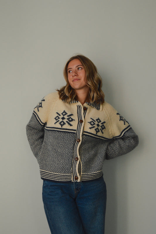 SCANDINAVIA NAVY CARDIGAN