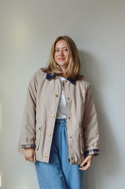 TAUPE FISHERMAN JACKET