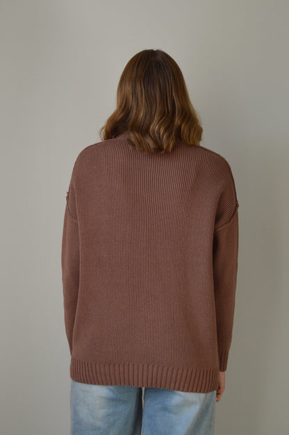TIRAMISU CLASSIC RIBBED SWEATER