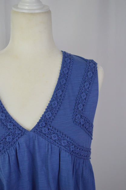 POOLSIDE LACE TRIM DRESS