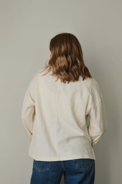 MARSHMALLOW KNIT TOP