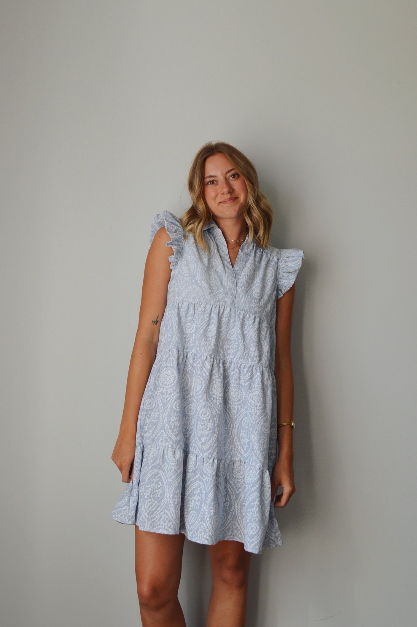 COUNTRY CLUB STRIPED DRESS