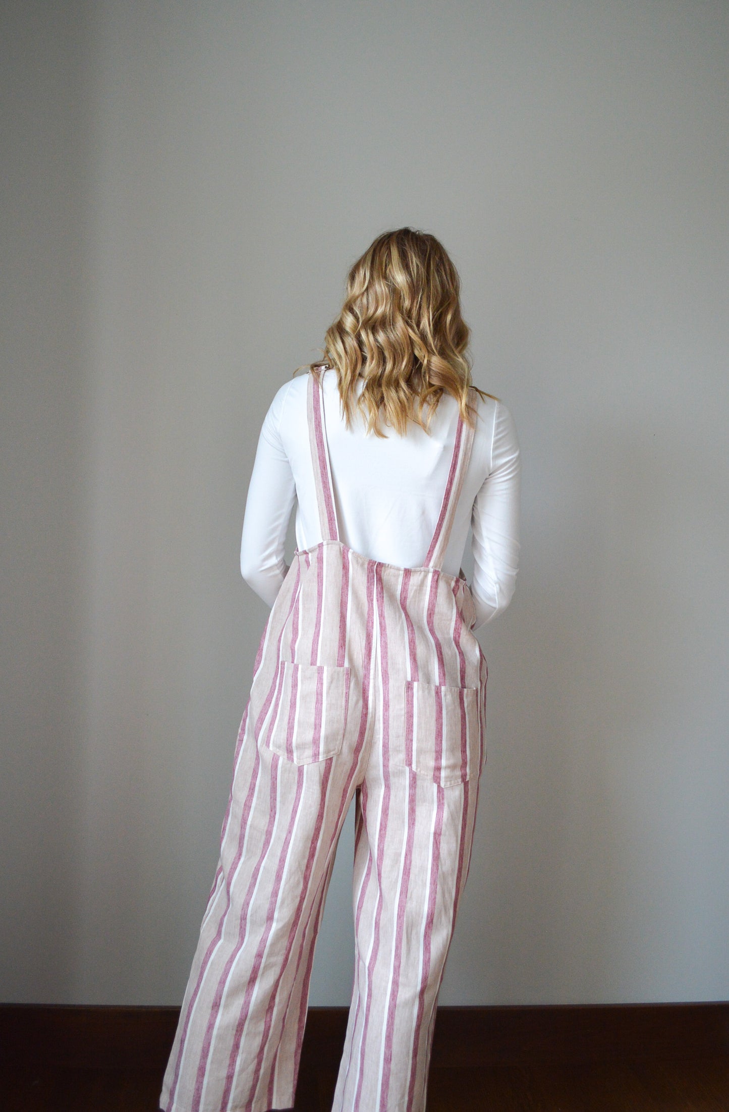 Candy Stripe Overalls