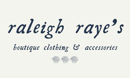 Logo for Raleigh Raye's Boutique. Boutique clothing and accessories. 